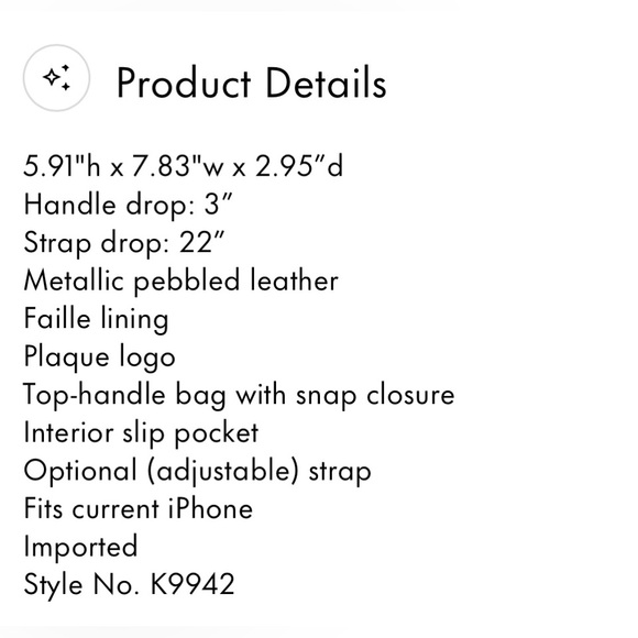 Kate Spade Bijou Metallic Colorblock Crossbody Bag | Aqua + Green | Price Firm - Picture 6 of 8